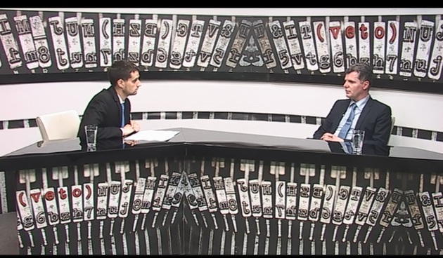 Sanjin Španović i Dario Nakić u emisiji Veto Jabuka TV