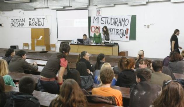 Studenti – blokada (Foto: Vladimir Dugandžić / Cropix )