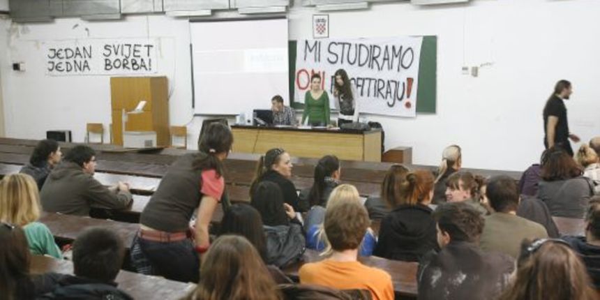 Studenti – blokada (Foto: Vladimir Dugandžić / Cropix )