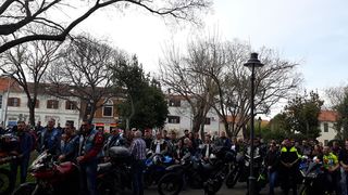 Bajkeri Dalmacije na blagoslovu motora u Biogradu na moru