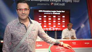 Tarik Filipović, Mila Horvat i Renata Sopek na predstavljanju trofeja Lige prvaka Tarik Filipović, Mila Horvat i Renata Sopek na predstavljanju trofeja Lige prvaka