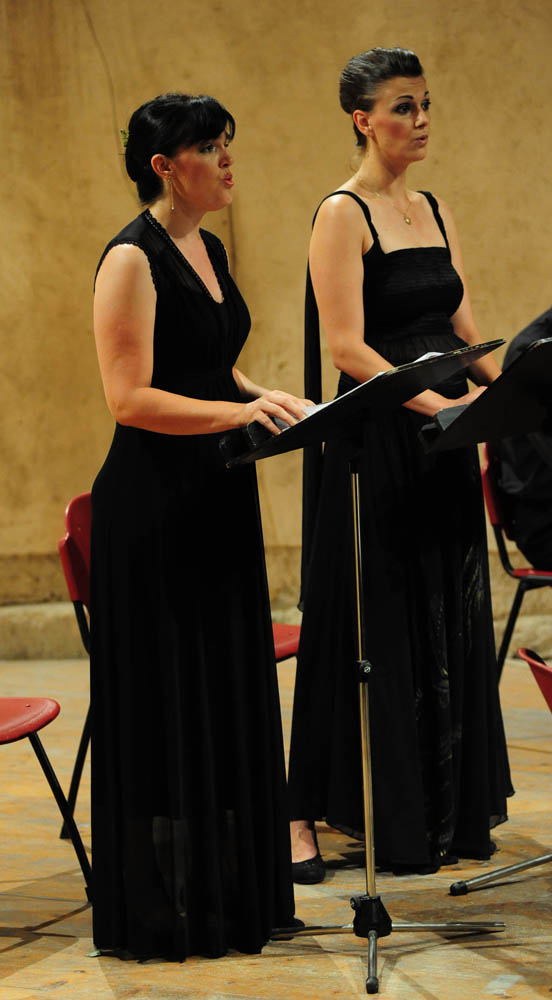 U sklopu 51. Glazbenih večeri u Sv. Donatu, sinoć su u Zadru gostovali Zagrebački kvartet, čembalist Pavao Mašić, te solistice Adela Golac-Rilović i Nera Gojanović-Kljajić, foto: Nenad Marčev