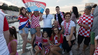 Veličanstven doček četvorice zadarskih Vatrenih