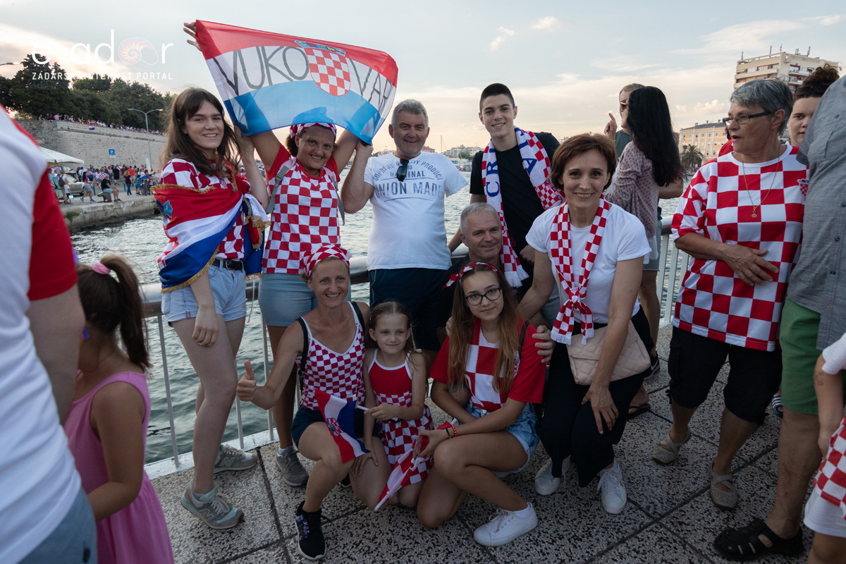 Veličanstven doček četvorice zadarskih Vatrenih