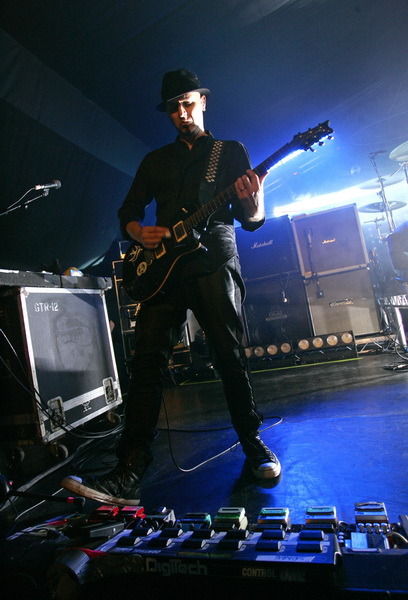 Zagreb, 050711.
Aquarius, Jarun.
Britanska rock grupa Skunk Anansie u klubu Aquarius odrzala je drugi koncert u Zagrebu u godini dana.
Foto: Tomislav Kristo / CROPIX