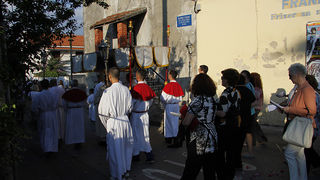 Arbanasi: Procesija povodom blagdana Tijelova 19. lipnja 2014.  foto: Bernard Kotlar