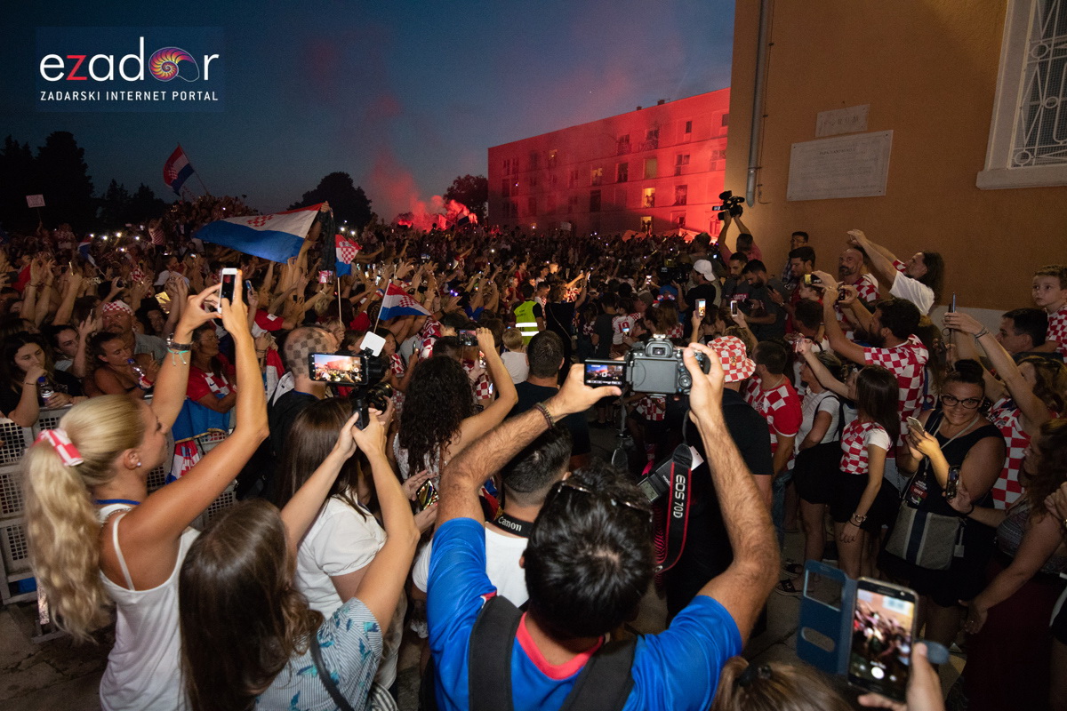 Veličanstven doček četvorice zadarskih Vatrenih