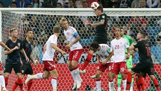 Niznji Novgorod, Rusija – Svjetsko nogometno prvenstvo 2018., osmina finala, Hrvatska – Danska 4-3 (1-1, 1-1).
