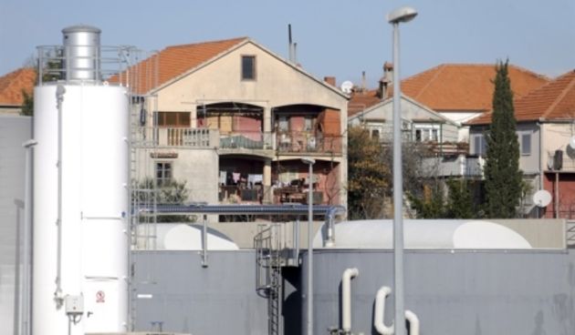 Postrojenje zadarske Odvodnje iz kojega se širi smrad u gradskoj četvrti Smiljevac, foto: Luka Gerlanc / CROPIX