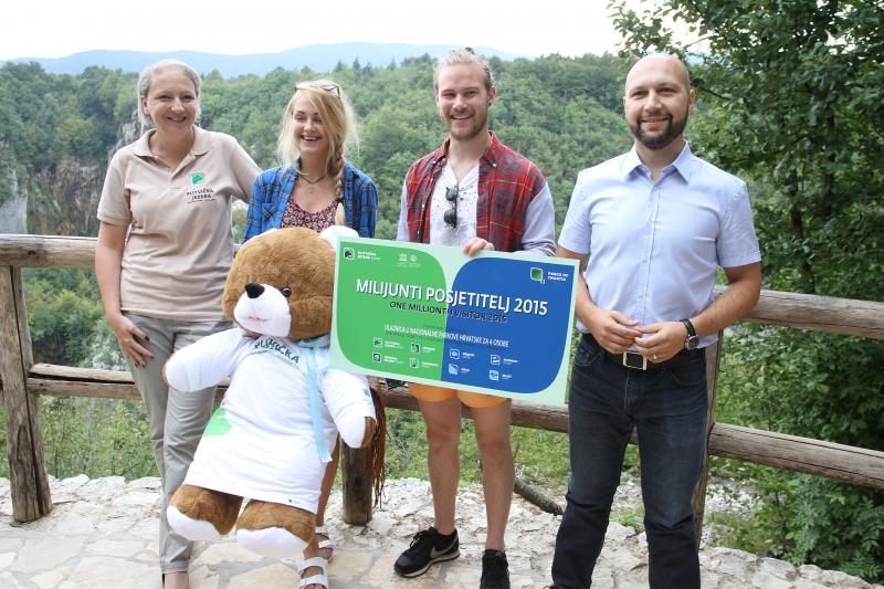 Britanski par milijunti su posjetitelji NP Plitvička jezera, Photo: Kristina Štedul Fabac/PIXSELL