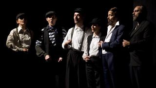 08.11.2013., Zagreb – Premijera predstave Osmi povjerenik, po romanu Renata Baretica, u reziji Sase Anocica. Photo: Daniel Kasap/PIXSELL