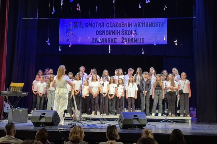 U Hrvatskom narodnom kazalištu Zadar održana je 21. Smotra glazbenih aktivnosti i stvaralaštva osnovnih škola Zadarske županije