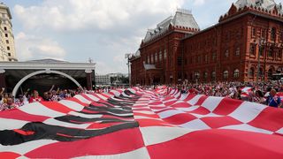 Hrvatski navijači okupirali centar Moskve!