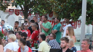 Bibinje: Navijanje za Vatrene i fešta nakon pobjede nad Engleskom