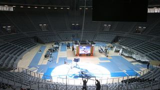 Podizanje semafora u novoj dvorani SC Visnjik Podizanje semafora u novoj dvorani SC Visnjik