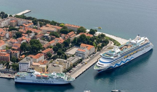 Zadar iz zraka, zračna panorama