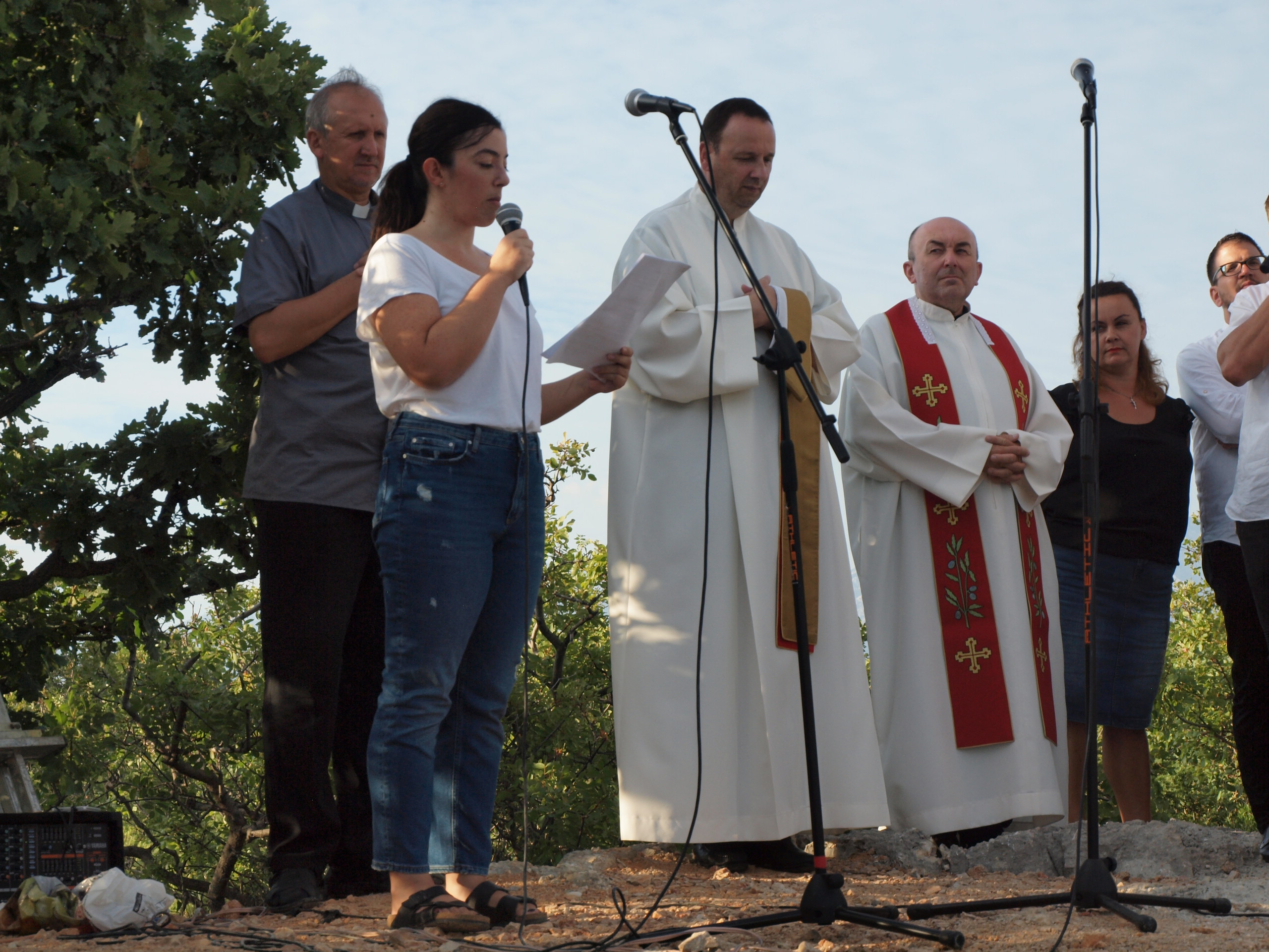 Blagosolov križa na brdu Brisnica Blagosolov križa na brdu Brisnica