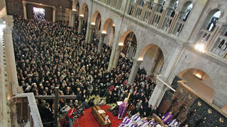 Posljednji ispraćaj nadbiskupa Ivana Prenđe (foto: Marin Gospić)