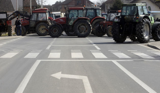 Prosvjed seljaka ( foto Cropix).