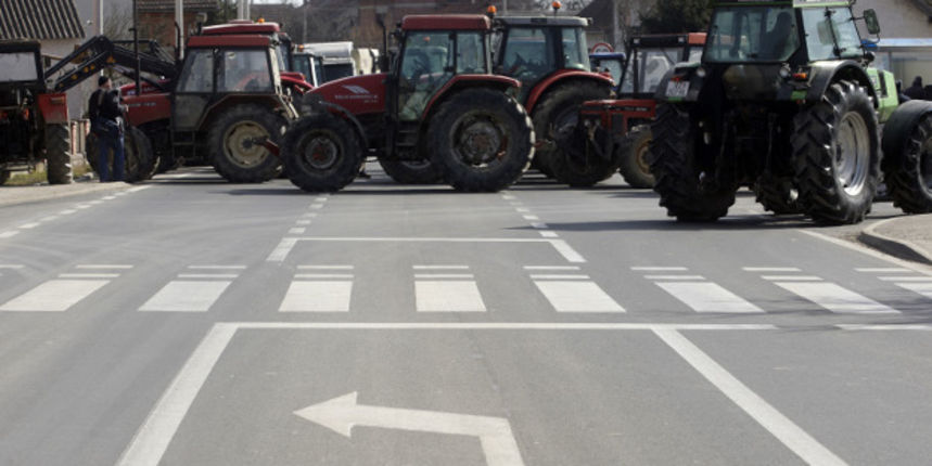 Prosvjed seljaka ( foto Cropix). Prosvjed seljaka ( foto Cropix).