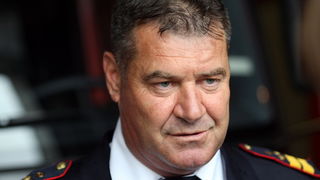 Zadar, 060513.
Vatrogasni dom Zadar.
Pokazna vjezba vatrogasaca povodom obiljezavanja Dana vatrogasaca i njihova zastitnika Svetog Florijana.
Na fotografiji: Zeljko Sosa zapovjednik vatrogasne postrojbe.
Foto: Jure Miskovic / CROPIX Zadar, 060513.
Vatrogasni dom Zadar.
Pokazna vjezba vatrogasaca povodom obiljezavanja Dana vatrogasaca i njihova zastitnika Svetog Florijana.
Na fotografiji: Zeljko Sosa zapovjednik vatrogasne postrojbe.
Foto: Jure Miskovic / CROPIX