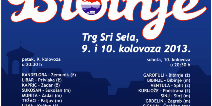 33 godine klapskog susreta “Raspivano Bibinje”