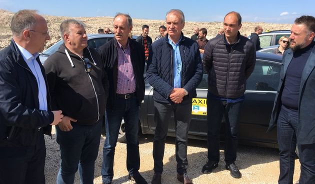 Prosvjed prijevoznika na Pagu