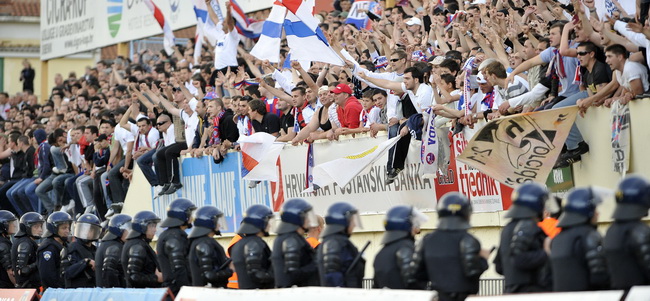 Sibenik, 050510.
Stadion Subicevac, Sibenik.
Druga utakmica finala Hrvatskog nogometnog Kupa.
Sibenik – Hajduk.
Foto: Josko Ponos / CROPIX