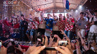 Veličanstven doček četvorice zadarskih Vatrenih