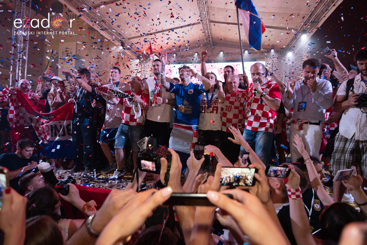 Veličanstven doček četvorice zadarskih Vatrenih