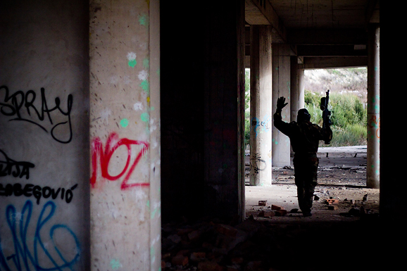 Paintball u Gaženici, 22. siječnja 2012. (foto:Saša Čuka)