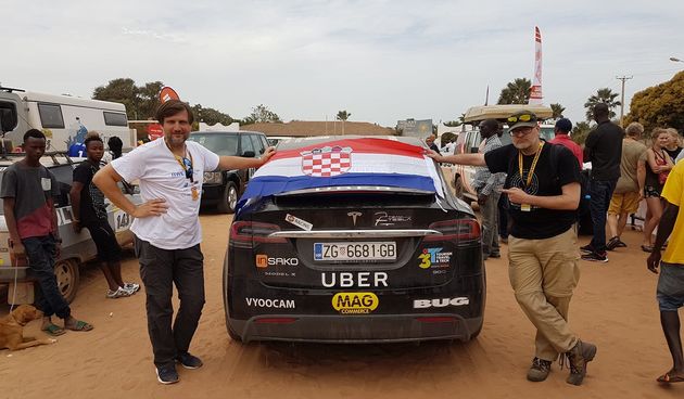 Saša Cvetojević i Oleg Maštruko na cilju u Bamaku