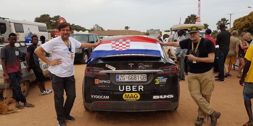 Saša Cvetojević i Oleg Maštruko na cilju u Bamaku