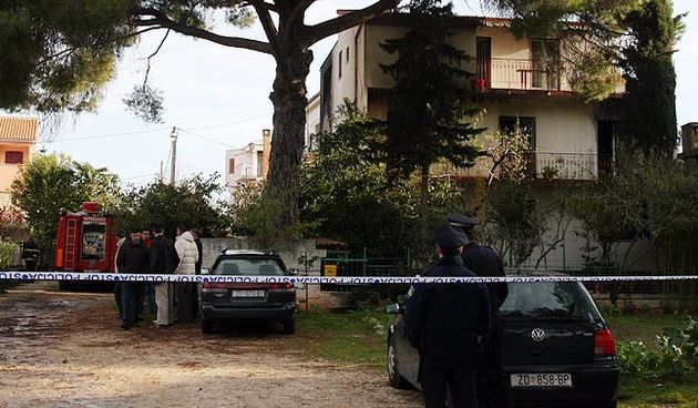 Pozar kod crvenih zgrada na maraski, Izgorjela obiteljska kuca