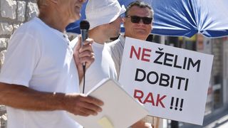 ‘Ne želim dobiti rak!’ Mještani prosvjedovali protiv postavljanja bazne stanice Tele 2