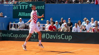 Davis Cup: Vruća navijačka atmosfera u meču Ćilića i Querreya