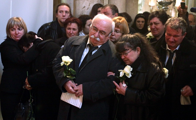 Zadar, 300110.
Pogreb zadarskog nadbiskupa Ivana Prendje u crkvi Svete Stosije.
Zadarski nadbiskup Ivan Prendja preminuo je iznenada  25. sijecnja 2010. godine u Zagrebu u 71. godini zivota, nakon 46 godina svecenistva i 20 godina biskupstva.
Na fotografi