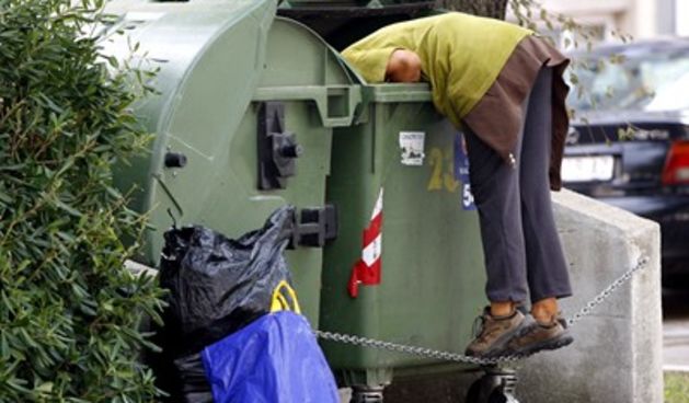 Kopanje po kontejneru (Foto: Cropix)