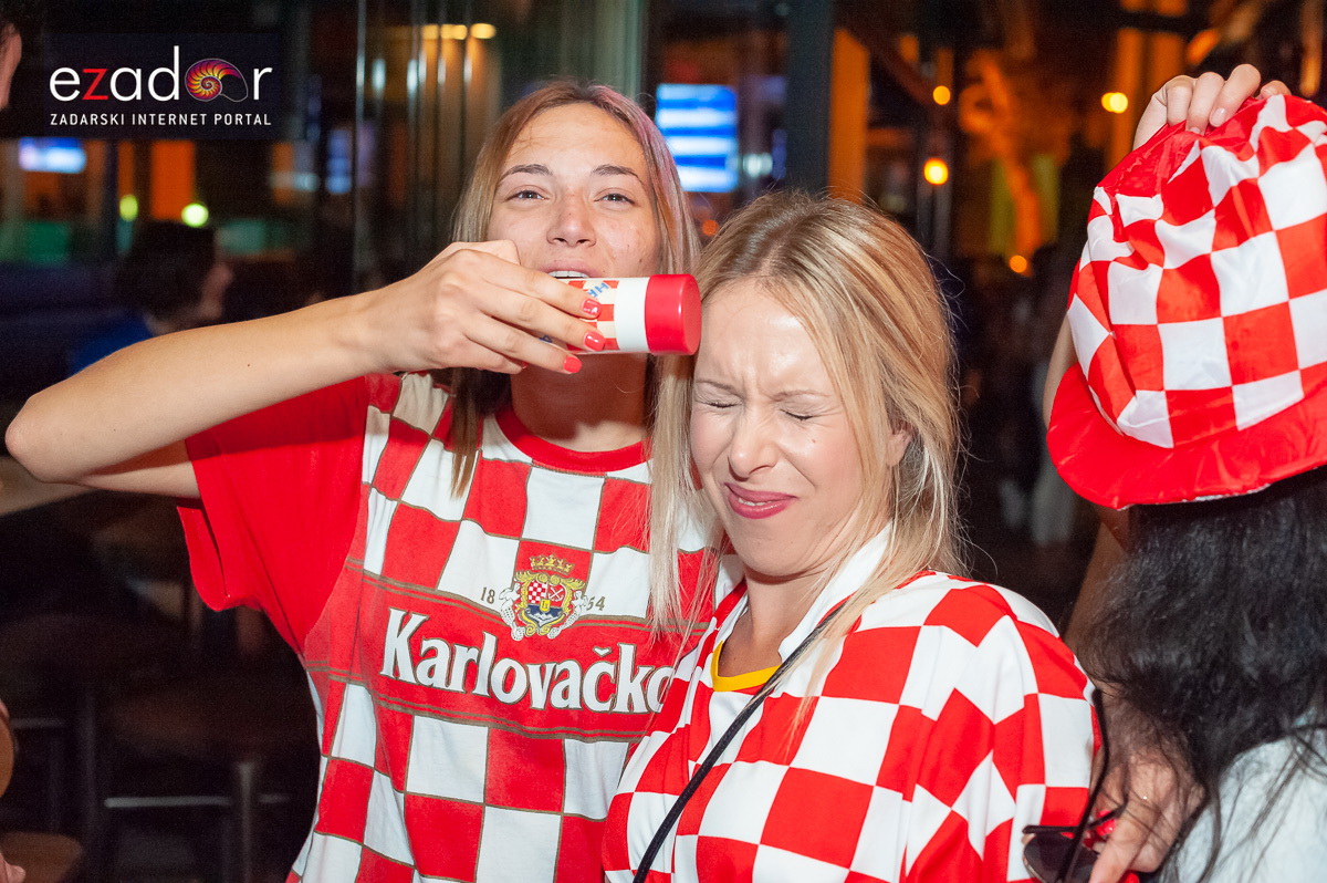 Zadar je gorio: Velika fešta nakon plasmana Vatrenih u finale Svjetskog prvenstva