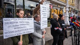 Održan prosvjed za zaštitu i sigurnost odgojno-obrazovnih ustanova