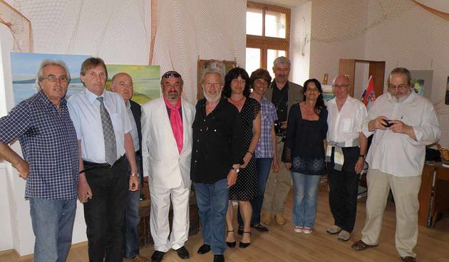 S otvaranja izložbe Međunarodne likovne kolonije Banj 2013.