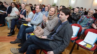 Zagreb, 250313.
Hrvatsko novinarsko drustvo, Perkovceva 2.
U Novinarskom domu odrzana je svecana dodjela nagrada za najbolje hrvatske novinske fotografije.
Zbor fotoreportera Hrvatske izbor najboljih novinskih fotografija organizira vec desetu godinu za r