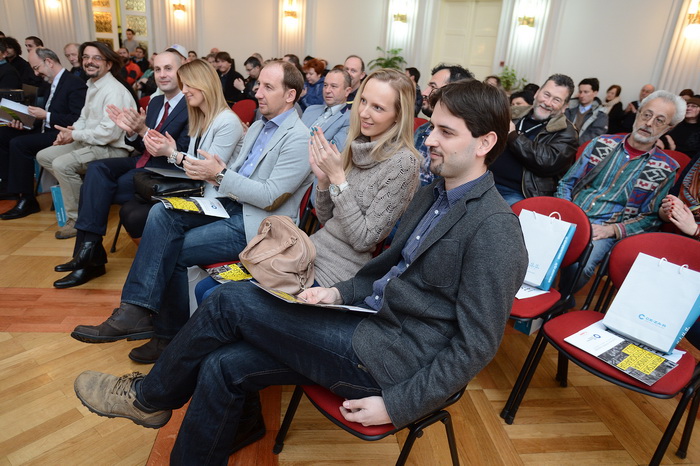 Zagreb, 250313.
Hrvatsko novinarsko drustvo, Perkovceva 2.
U Novinarskom domu odrzana je svecana dodjela nagrada za najbolje hrvatske novinske fotografije.
Zbor fotoreportera Hrvatske izbor najboljih novinskih fotografija organizira vec desetu godinu za r