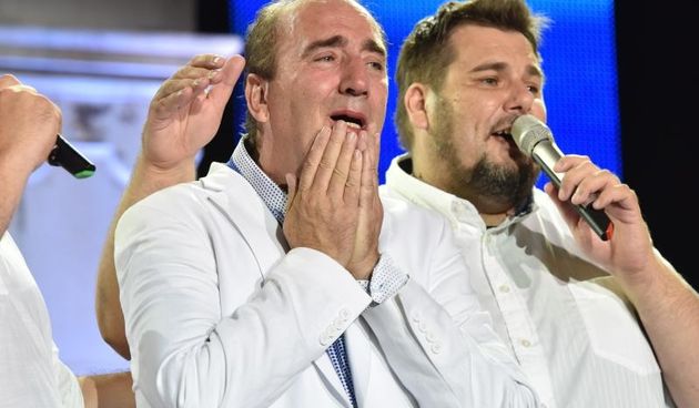 Mladen Grdović osvojio prvu nagradu publike na Splitskom festivalu 2016. Photo: Hrvoje Jelavić/PIXSELL