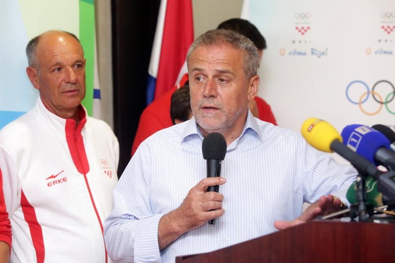 Hrvatski olimpijci svečano dočekani na Plesu. Sandra Perković, Šime Fantela, Igor Marenić, Tonči Stipanović. Photo: Luak Sanzl/PPIXSELL Hrvatski olimpijci svečano dočekani na Plesu. Sandra Perković, Šime Fantela, Igor Marenić, Tonči Stipanović. Photo: Luak Sanzl/PPIXSELL