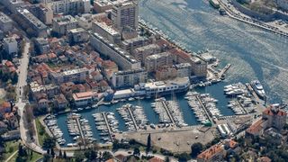 Zadar – Tankerkomercova marina u gradskoj luci. Photo: Dino Stanin/PIXSELL
