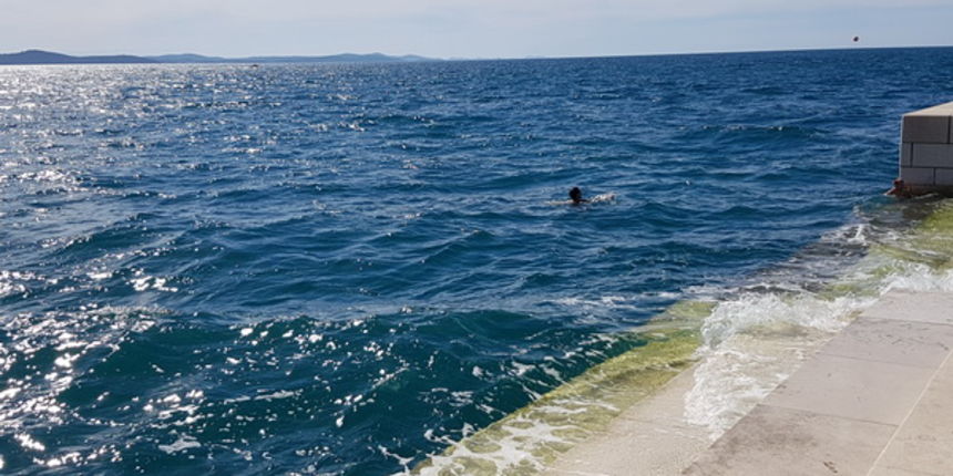 Prekrasno subotnje poslijepodne na zadarskoj rivi. Foto: Mladen Malik