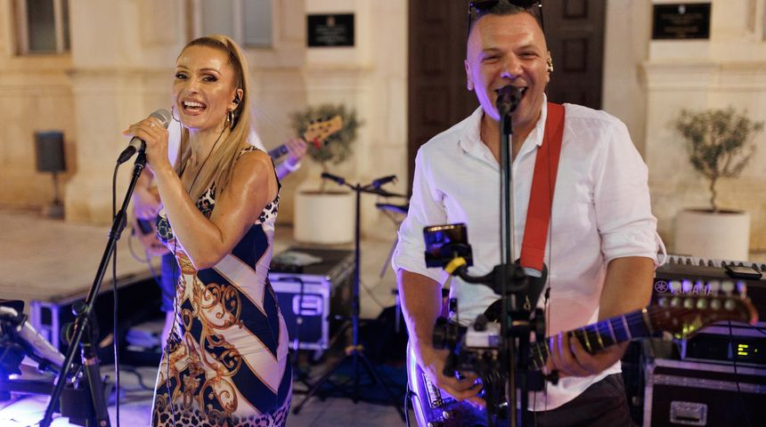 Rockatansky Band na Narodnom trgu u Zadru
