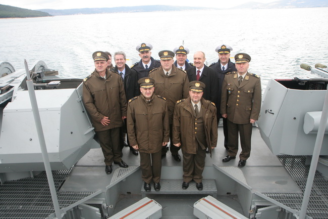 Svečanost imenovanja raketnih topovnjača Vukovar i Dubrovnik