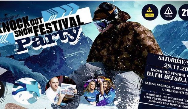 KnockOut snow festival party u Svarog baru